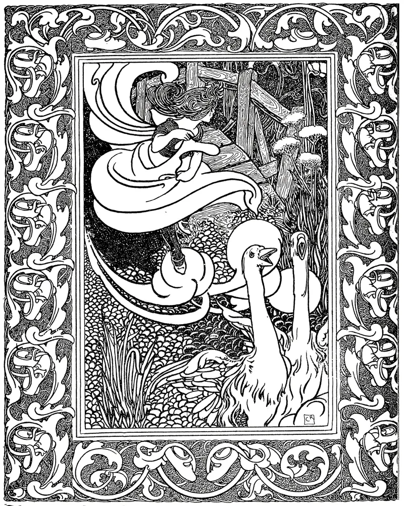 Karen isolated as the magical shoes separate her from the path of the church