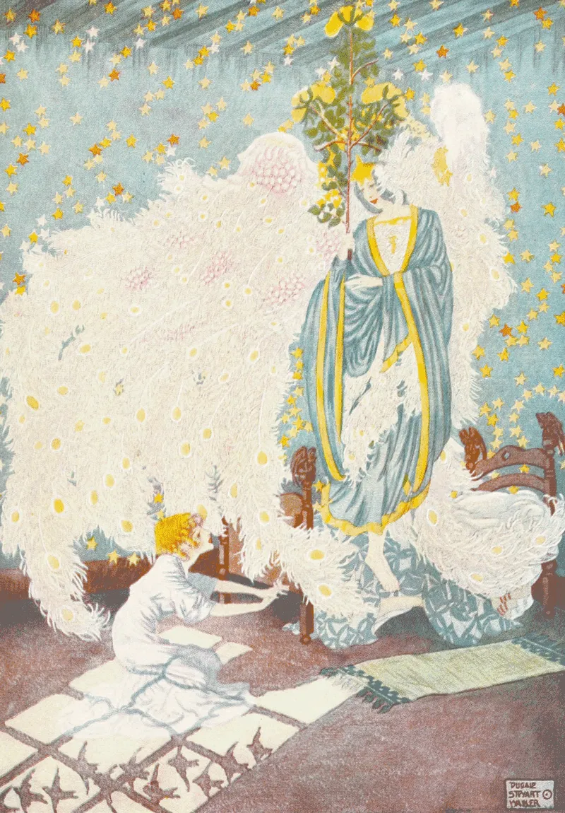 Karen exhausted as the shoes force her to dance through thorns and over graves