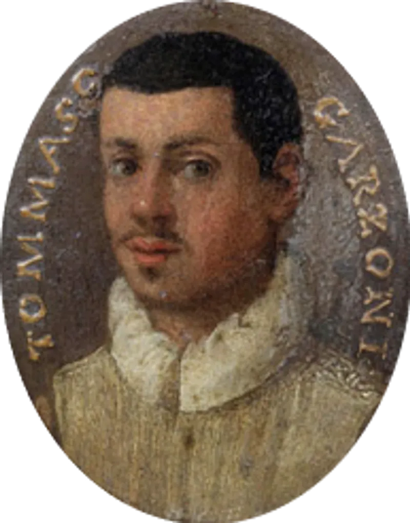 Portrait of Tommaso Garzoni, author of the influential 'Piazza Universale'.