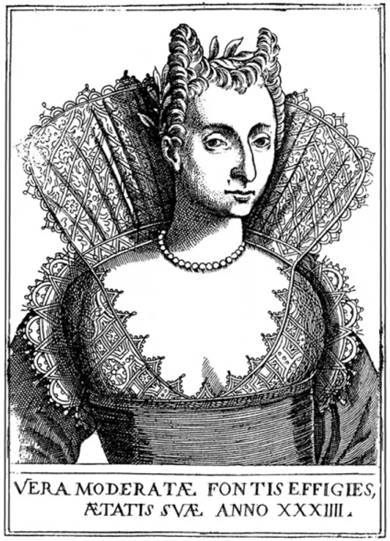 Modesta dal Pozzo (Moderata Fonte), 1600. (Wikimedia Commons)