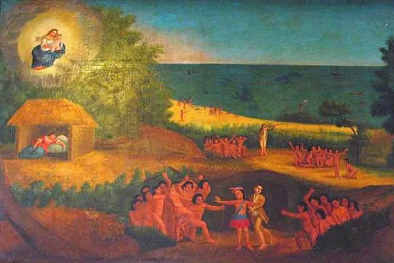 Episodes of Caramuru's life, anonymous artist