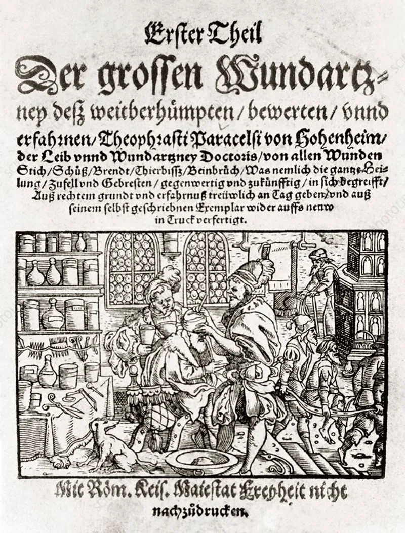 'Der grossen Wundartzney' (Great Surgery Book, 1536) by Paracelsus
