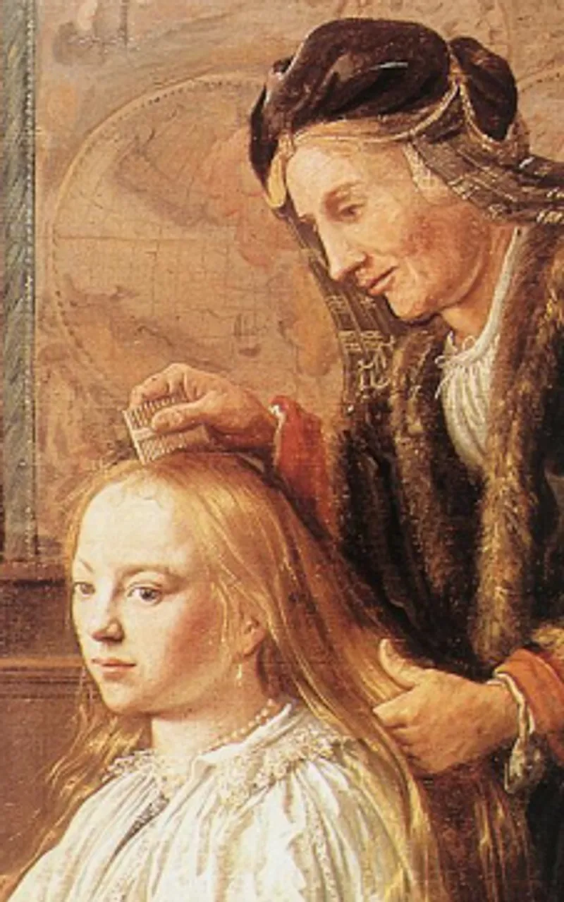 Combing Lady's Hair, a glimpse into historical hygiene.