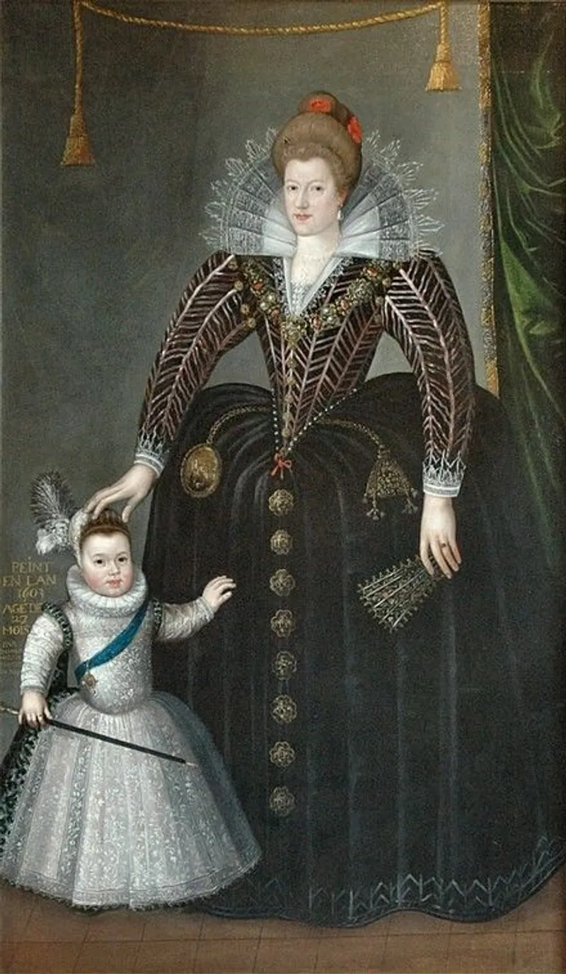 Queen Marie de Medici and the Dauphin, future King Louis XIII (Musée des Beaux-Arts de Blois.)