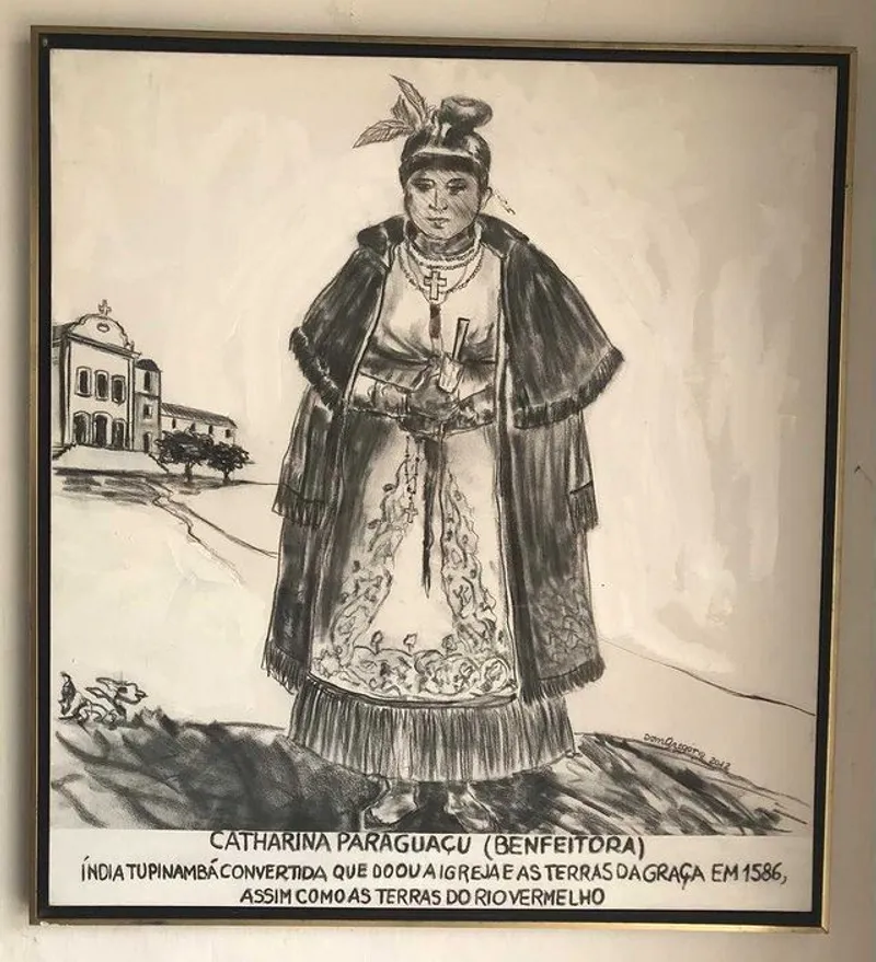 Image of Catharina Paraguaçu in 1586, unknown source