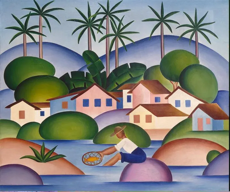 Tarsila do Amaral's An Angler (1925)