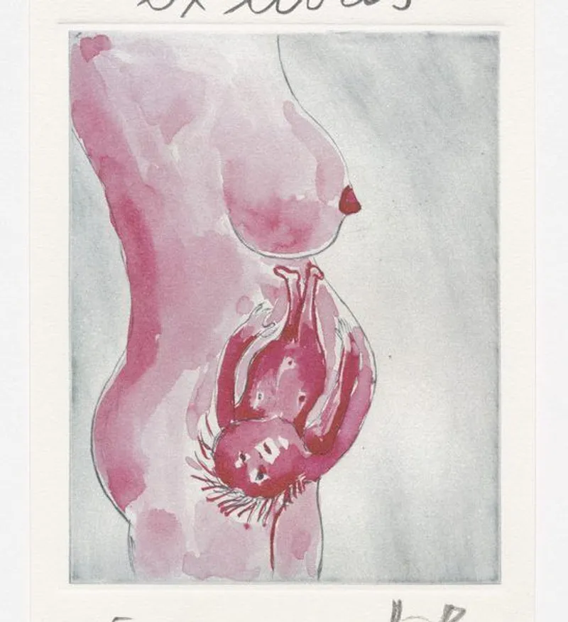 Untitled, from Louise Bourgeois’ Recueil de Secrets, illustrated by Louise Bourgeois (MoMa)