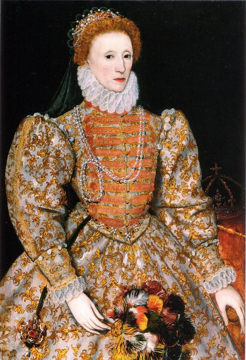 Elizabeth I by an unknown (possibly Flemish) artist, known as The Darnley Portrait (1575). Credit: National Portrait Gallery.