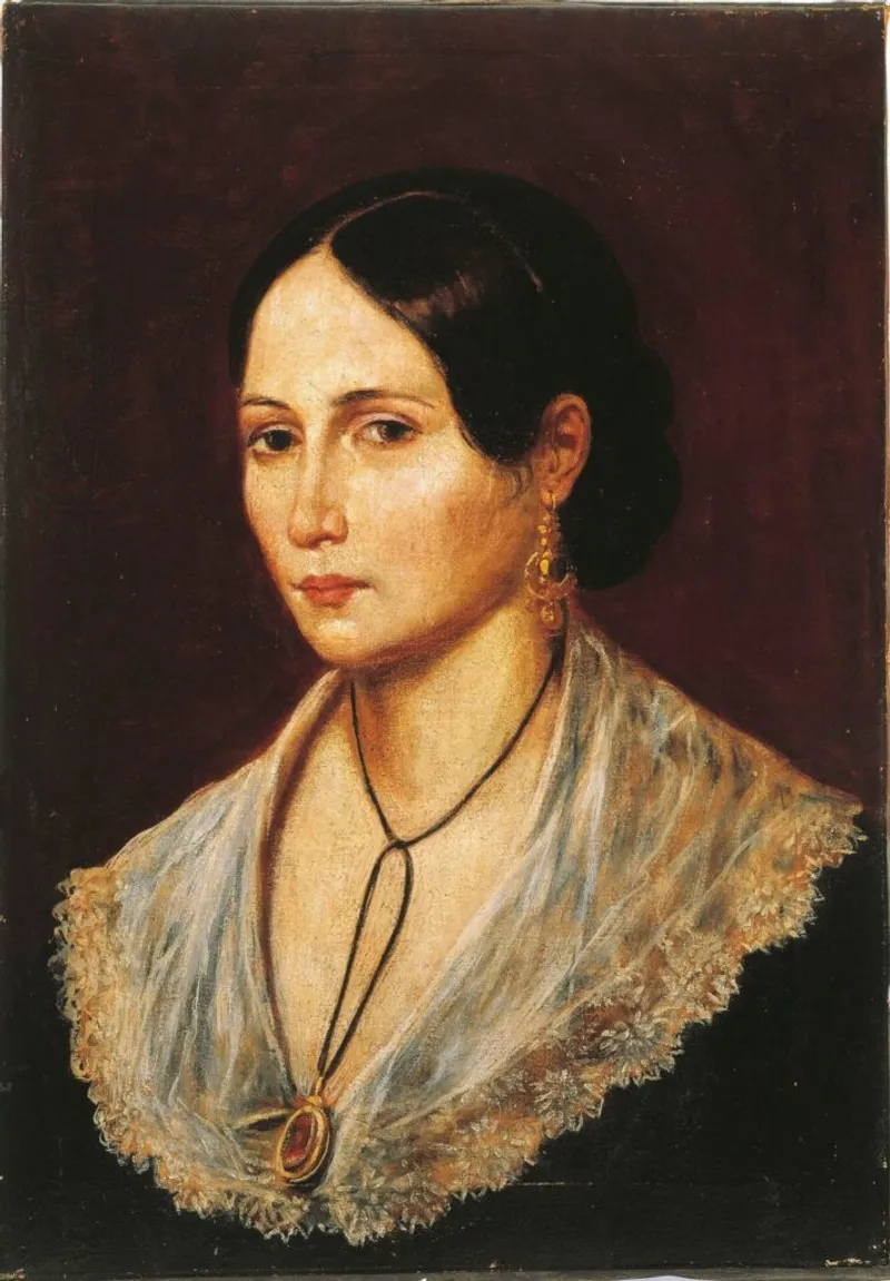 Portrait of Anita Garibaldi (1839)