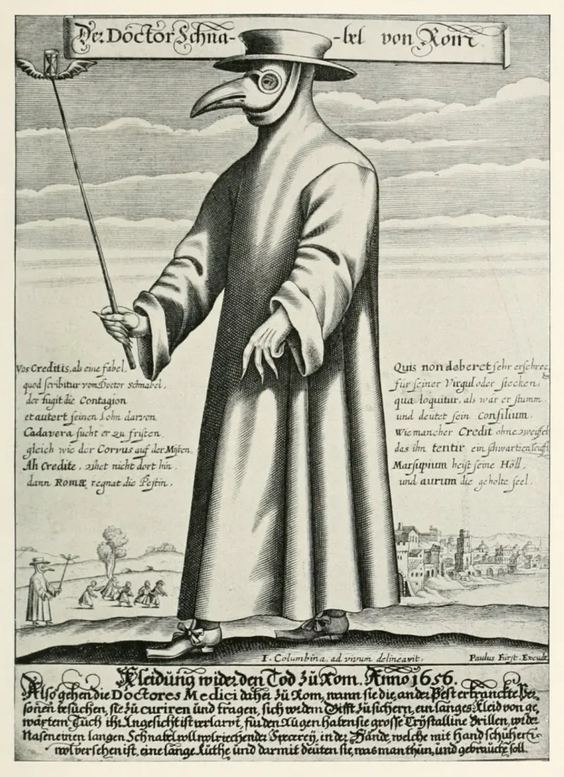 Illustration of a Plague Doctor