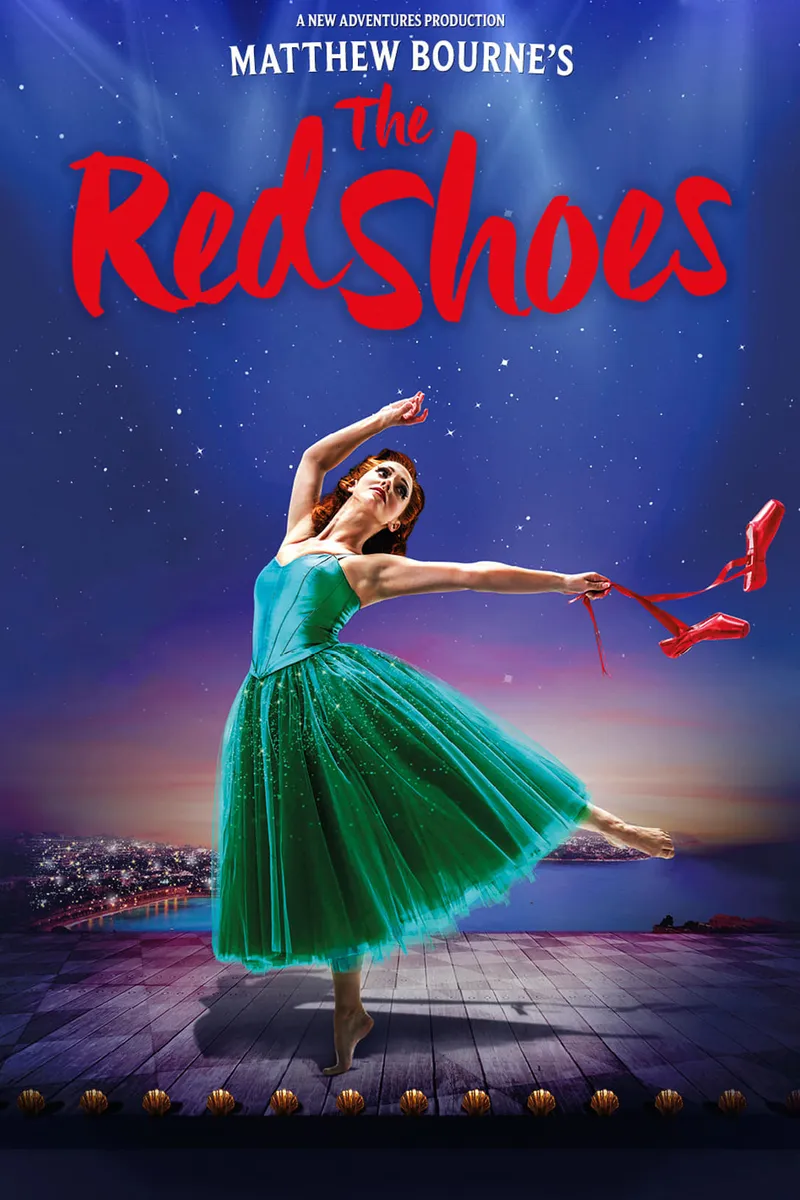 Poster for Matthew Bourne's ballet adaptation of The Red Shoes