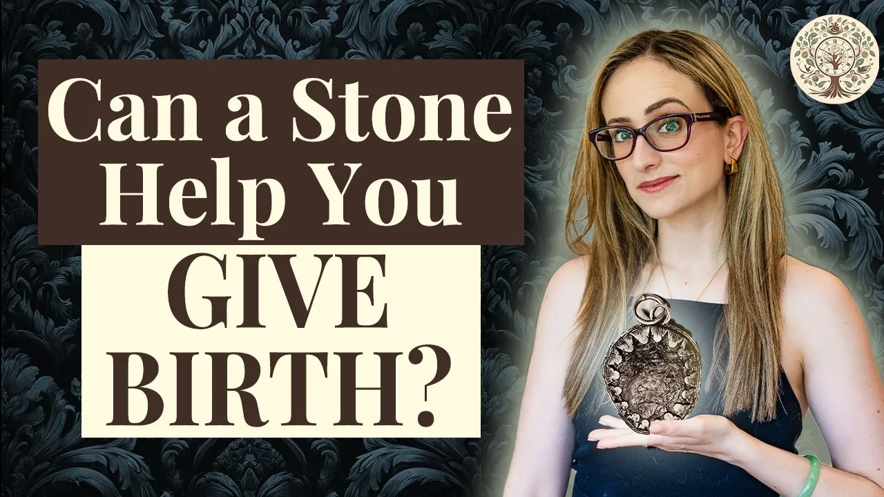 A historical eaglestone pendant.