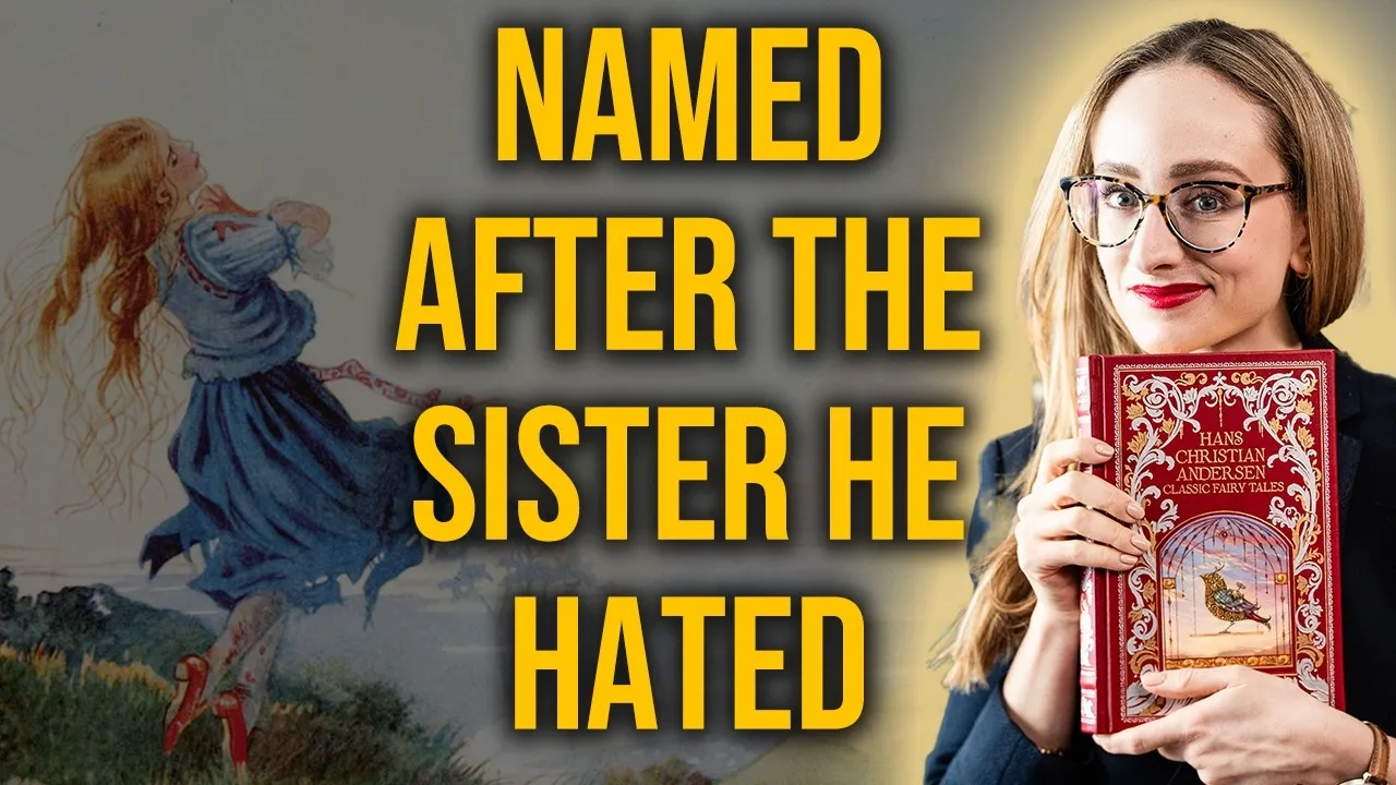 Illustration of Karen in her red shoes from the 1920 edition by Anne Anderson