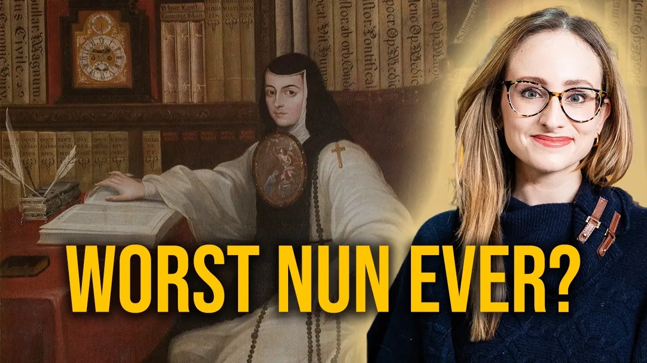 Miguel Cabrera’s iconic c. 1750 portrait of Sor Juana Inés de la Cruz in her convent library. (Image credit: Museo Nacional de Historia, Castillo de Chapultepec)